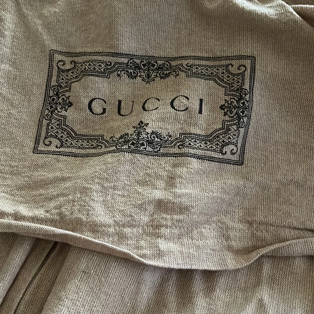 Gucci canvas garment travel storage dust bag
